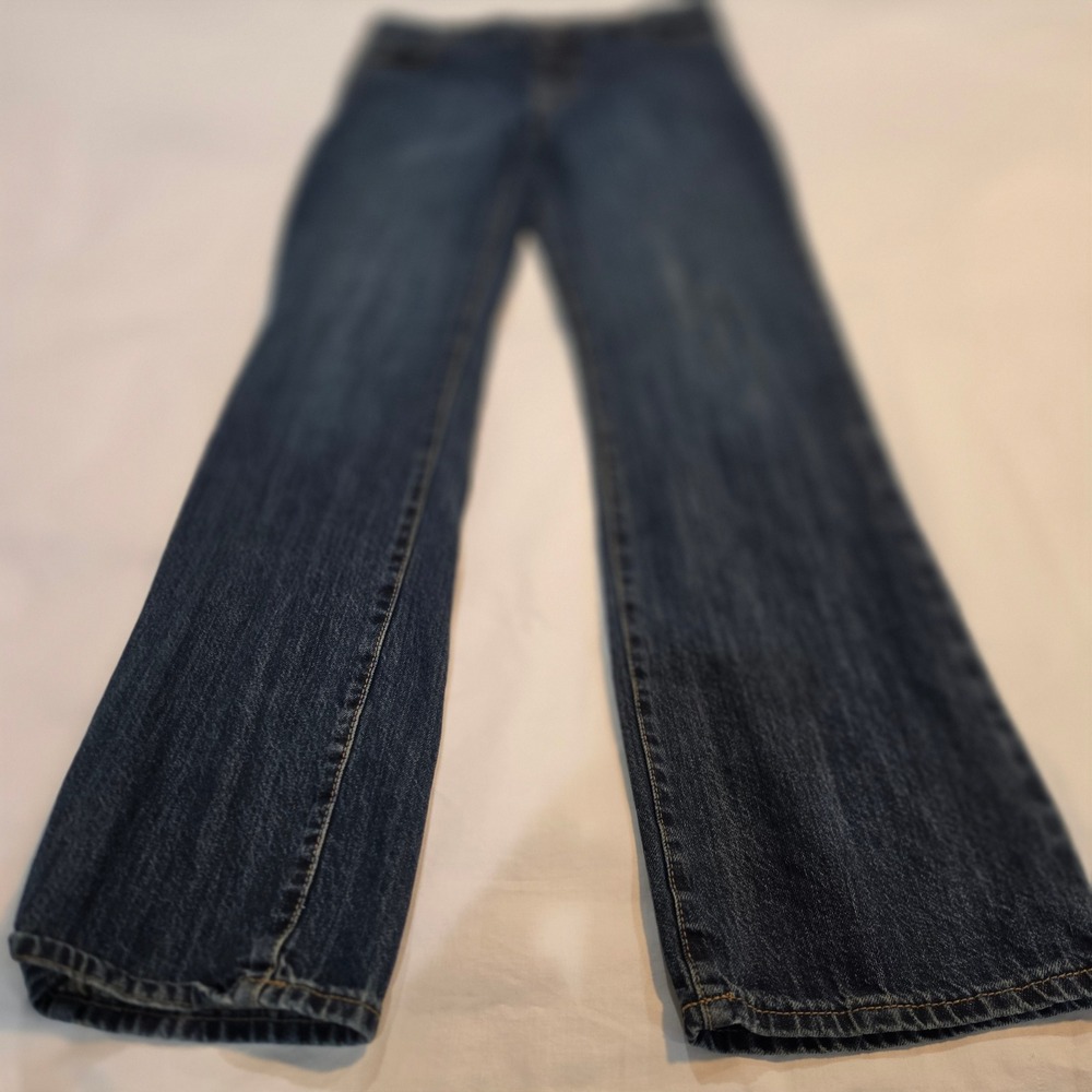 Place Bootcut Jeans Boys 18 Slim Dark Wash Blue Excellent Slim Fit